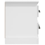 TV Cabinet White 100x35.5x45 cm Engineered Wood - Close-Up Angle