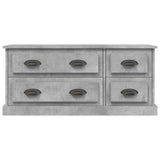 TV Cabinet Concrete Grey 100x35.5x45 cm Engineered Wood