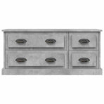 TV Cabinet Concrete Grey 100x35.5x45 cm Engineered Wood
