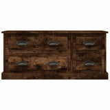 TV Cabinet Smoked Oak 100x35.5x45 cm Engineered Wood
