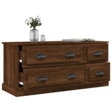 TV Cabinet Brown Oak 100x35.5x45 cm Engineered Wood