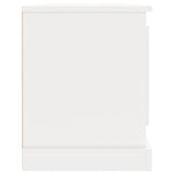 TV Cabinet White 100x35.5x45 cm Engineered Wood - Close-Up Angle