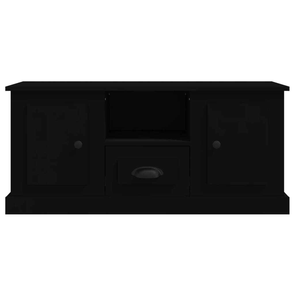 TV Cabinet Black 100x35.5x45 cm Engineered Wood