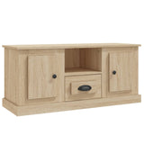 TV Cabinet Sonoma Oak 100x35.5x45 cm Engineered Wood - Front View