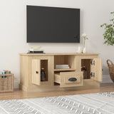 TV Cabinet Sonoma Oak 100x35.5x45 cm Engineered Wood - Side View