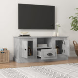 TV Cabinet Concrete Grey 100x35.5x45 cm Engineered Wood - Side View