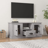 TV Cabinet Grey Sonoma 100x35.5x45 cm Engineered Wood - Side View