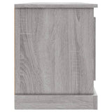 TV Cabinet Grey Sonoma 100x35.5x45 cm Engineered Wood - Close-Up Angle