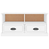 TV Cabinet White 93x35.5x45 cm Engineered Wood