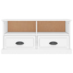 TV Cabinet White 93x35.5x45 cm Engineered Wood