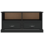 TV Cabinet Black 93x35.5x45 cm Engineered Wood