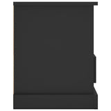 TV Cabinet Black 93x35.5x45 cm Engineered Wood - Close-Up Angle