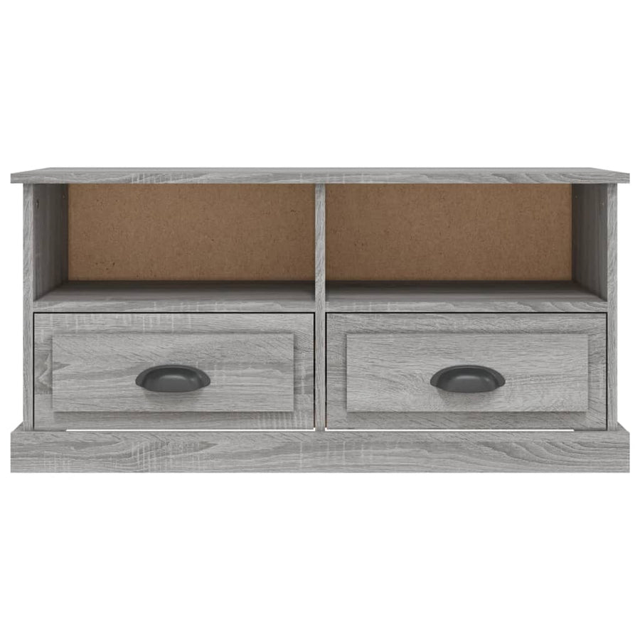 TV Cabinet Grey Sonoma 93x35.5x45 cm Engineered Wood