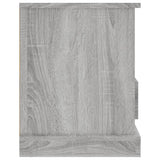 TV Cabinet Grey Sonoma 93x35.5x45 cm Engineered Wood - Close-Up Angle