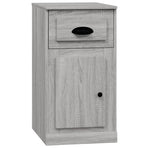Side Cabinet with Drawer Grey Sonoma 40x50x75cm Engineered Wood