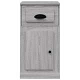 Side Cabinet with Drawer Grey Sonoma 40x50x75 cm Engineered Wood - Rear View