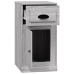 Side Cabinet with Drawer Grey Sonoma 40x50x75cm Engineered Wood