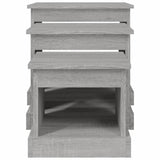 Coffee Tables 3 pcs Grey Sonoma Engineered Wood - Rear View