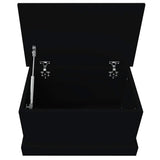Storage Box Black 50x30x28 cm Engineered Wood