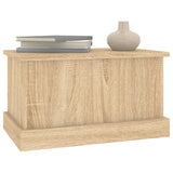 Storage Box Sonoma Oak 50x30x28 cm Engineered Wood - Low Angle