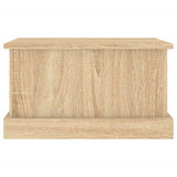 Storage Box Sonoma Oak 50x30x28 cm Engineered Wood - 45-Degree Angle