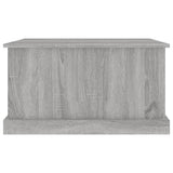 Storage Box Grey Sonoma 70x40x38 cm Engineered Wood - 45-Degree Angle