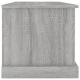 Storage Box Grey Sonoma 70x40x38 cm Engineered Wood - Rear View