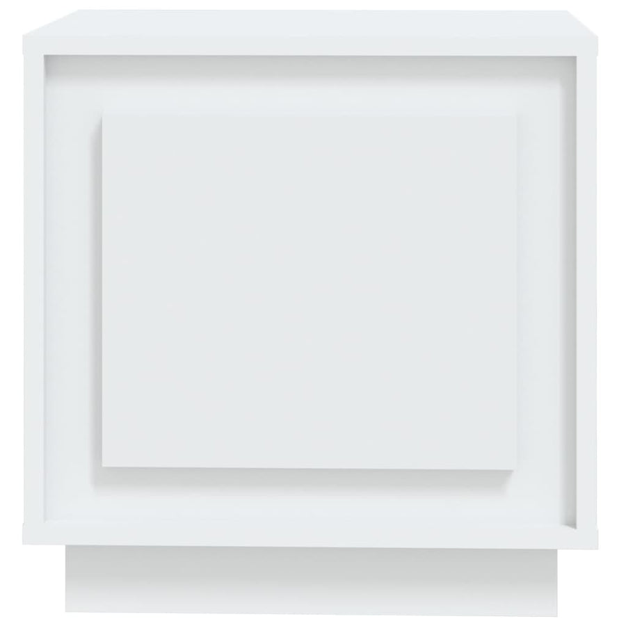 Bedside Cabinets 2 pcs White 44x35x45 cm Engineered Wood