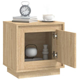 Bedside Cabinets 2 pcs Sonoma Oak 44x35x45 cm Engineered Wood - 45-Degree Angle