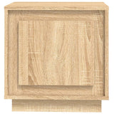Bedside Cabinets 2 pcs Sonoma Oak 44x35x45 cm Engineered Wood - Close-Up Angle