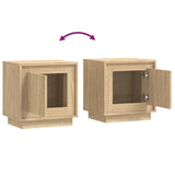 Bedside Cabinets 2 pcs Sonoma Oak 44x35x45 cm Engineered Wood - Extra Image