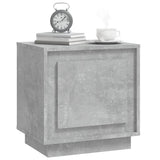 Bedside Cabinet Concrete Grey 44x35x45 cm Engineered Wood