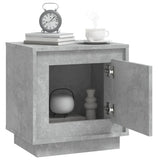 Bedside Cabinets 2 pcs Concrete Grey 44x35x45 cm Engineered Wood - 45-Degree Angle