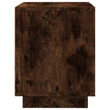 Bedside Cabinet Smoked Oak 44x35x45 cm Engineered Wood - Low Angle