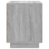 Bedside Cabinet Grey Sonoma 44x35x45 cm Engineered Wood - Low Angle