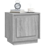 Bedside Cabinets 2 pcs Grey Sonoma 44x35x45 cm Engineered Wood - Top-Down View