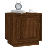 Bedside Cabinets 2 pcs Brown Oak 44x35x45 cm Engineered Wood - Top-Down View