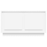 TV Cabinet White 80x35x45 cm Engineered Wood