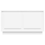 TV Cabinet White 80x35x45 cm Engineered Wood