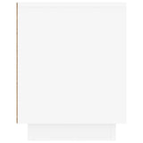 TV Cabinet White 80x35x45 cm Engineered Wood