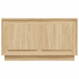 TV Cabinet Sonoma Oak 80x35x45 cm Engineered Wood - Rear View