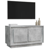 TV Cabinet Concrete Grey 80x35x45 cm Engineered Wood - Top-Down View