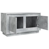TV Cabinet Concrete Grey 80x35x45 cm Engineered Wood - Close-Up Angle