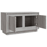TV Cabinet Grey Sonoma 80x35x45 cm Engineered Wood - Close-Up Angle