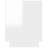 TV Cabinet High Gloss White 102x35x45 cm Engineered Wood