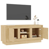 TV Cabinet Sonoma Oak 102x35x45 cm Engineered Wood