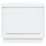 Coffee Table White 51x50x44 cm Engineered Wood