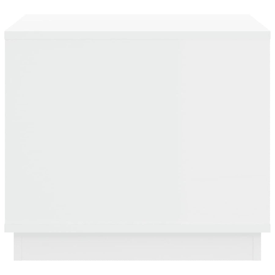 Coffee Table White 51x50x44 cm Engineered Wood