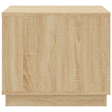 Coffee Table Sonoma Oak 51x50x44 cm Engineered Wood - Close-Up Angle