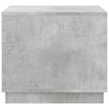 Coffee Table Concrete Grey 51x50x44 cm Engineered Wood - Close-Up Angle